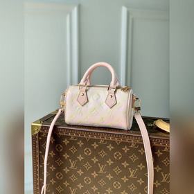 LV Модель M81508 Сумка Nano Speedy Изготовлена из тисненной кожи 