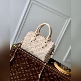 LV Модель M46163 с тиснением  Сумка Speedy Bandoulière 20 Новые 