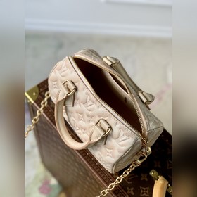 LV Модель M46163 с тиснением  Сумка Speedy Bandoulière 20 Новые 