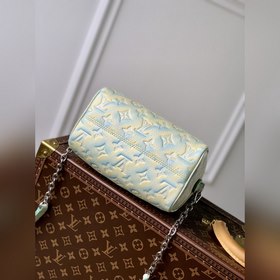 LV Модель M46092 с тиснением, зеленый  Сумка Speedy Bandoulière 