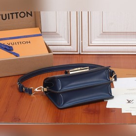 LV Dauphine мини-сумка Изготовлена из пескоструйной джинсовой тка