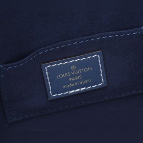 LV Dauphine мини-сумка Изготовлена из пескоструйной джинсовой тка
