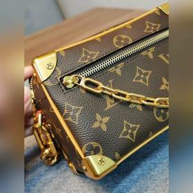 LV Модель M68906 MINI SOFT TRUNK Сумка Знаковый принт Monogram в 