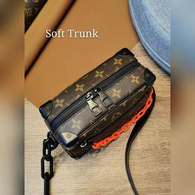 LV SOFT TRUNK Сумка Символический принт Monogram в сочетании с к