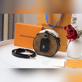 LV Mini Boite Chapeau Сумка Модель M44699 Сумка из ткани с покры