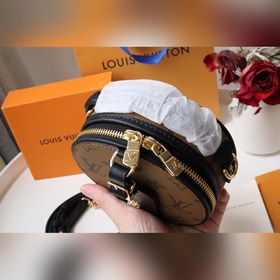 LV Mini Boite Chapeau Сумка Модель M44699 Сумка из ткани с покры