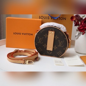 LV Mini Boite Chapeau Сумка Модель M44699 Изготовлена из ткани с