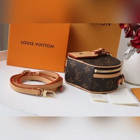 LV Mini Boite Chapeau Сумка Модель M44699 Изготовлена из ткани с