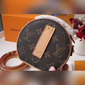 LV Mini Boite Chapeau Сумка Модель M44699 Изготовлена из ткани с