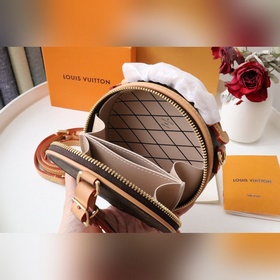 LV Mini Boite Chapeau Сумка Модель M44699 Изготовлена из ткани с