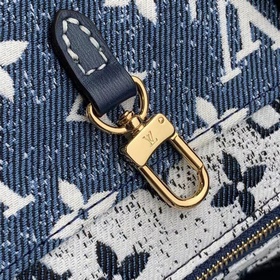 LV Модель M59608 Джинсовый синий Сумка-тоут ONTHEGO Ручная рабо