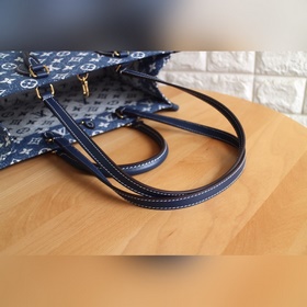 LV Модель M59608 Джинсовый синий Сумка-тоут ONTHEGO Ручная рабо