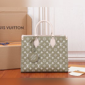 Сумка LV OnTheGo Изготовлена из кожи Monogram Empreinte, классиче