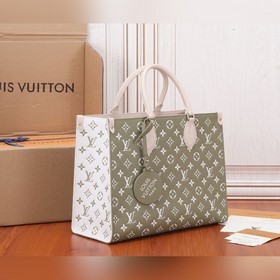 Сумка LV OnTheGo Изготовлена из кожи Monogram Empreinte, классиче