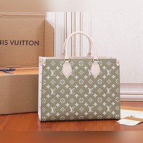 Сумка LV OnTheGo Изготовлена из кожи Monogram Empreinte, классиче