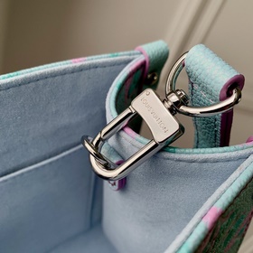 LV Модель M46067 с тиснением, синий Onthego, маленькая сумка Бла