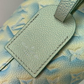 LV Модель M46269 с тиснением зеленого цвета NeoNoé BB сумка-бакет