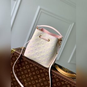 LV Модель M46174 Сумка NeoNoé BB с тиснением Изготовлена из кожи 