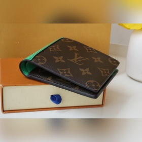 LV модель M81537 короткий кожаный кошелек Мужской короткий кошеле