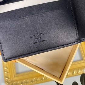LV Модель： M62901 Черный короткий кошелек   MULTIPLE Кошелек Э