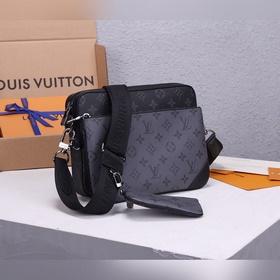 Сумка LV Trio Изготовлена из ткани Monogram Eclipse и Monogram Ec