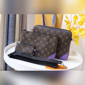LV Модель M69443 Старый фиолетовый Мужская серия из трех предмет