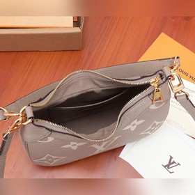 Сумка LV Bagatelle Сумка из мягкой кожи Monogram Empreinte с конт