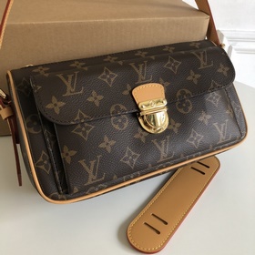 LV &nbsp;Классическая сдержанная и роскошная сумка под мышкой
