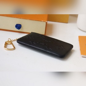 LV ключ, модель M80879, черный Этот брелок для ключей из кожи Mo