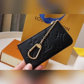 LV ключ, модель M80879, черный Этот брелок для ключей из кожи Mo