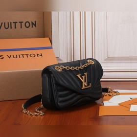 LV New Wave маленькая сумка на цепочке Сочетает в себе сумку с це