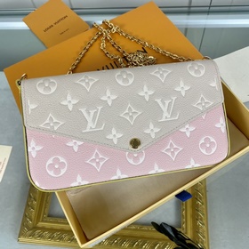 LV Модель M81359 Эта сумка Pochette Félicie с цепочкой из капсул