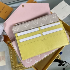 LV Модель M81359 Эта сумка Pochette Félicie с цепочкой из капсул