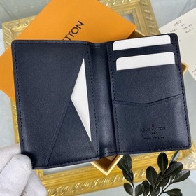 LV Модель M62899 Черный кожаный кошелек Кожаный кошелек Louis Vu