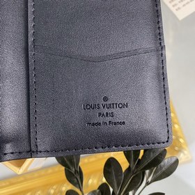 LV Модель M62899 Черный кожаный кошелек Кожаный кошелек Louis Vu