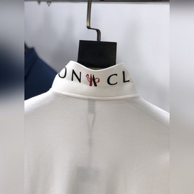 【Moncler Монкл】 Мужская рубашка-поло из хлопка с длинными рукавам