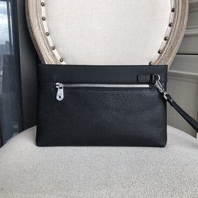 Мужская сумка-клатч Montblanc из импортной кожи с узором (итальян