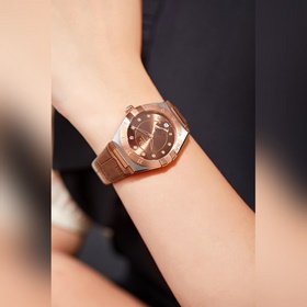 Новые женские часы Omega Constellation [Пятое поколение] Незабыва
