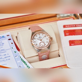 Новые женские часы Omega Constellation [Пятое поколение] Незабыва