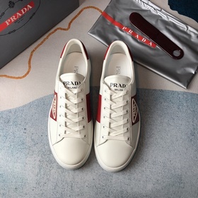 PRADA Повседневная обувь 38—43 Белая кожа/Красная