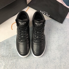 PRADA Полуботинки 38—-43  Черный кожа