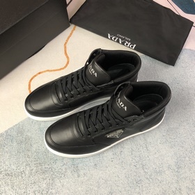 PRADA Полуботинки 38—-43  Черный кожа