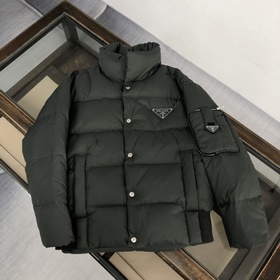 PRADA Зимняя новинка Пуховик Пуховая куртка Изготовлен из высокок