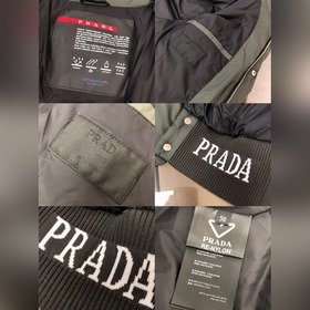 PRADA Зимняя новинка Пуховик Пуховая куртка Изготовлен из высокок