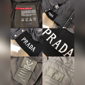 PRADA Зимняя новинка Пуховик Пуховая куртка Изготовлен из высоко