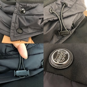 BURBERRY Пуховая жилетка Индивидуальные металлические аксессуары