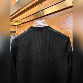 PRADA Пrada Осенняя мужская кофта с круглым вырезом Изготовлен из