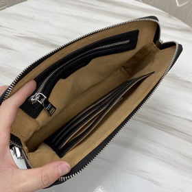 Новая мужская сумка PRADA из импортной кожи с четкой текстурой и 