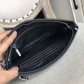 Мужская сумка Prada из импортной кожи с узором (импортная кожа те