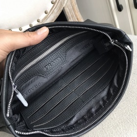Мужская сумка Prada из импортной кожи с узором (импортная кожа те